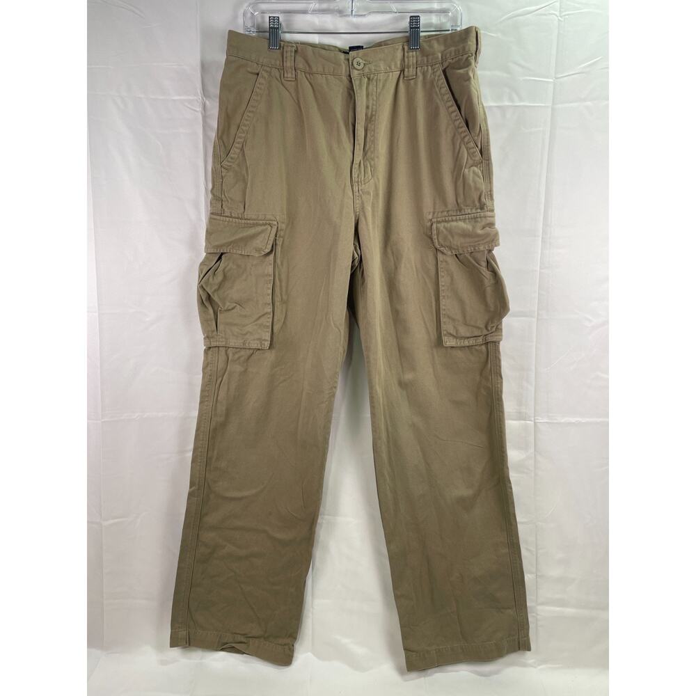 Austin Clothing Co Men's Dark Brown Cargo Pockets Relaxed Fit Jean Pants Size 32
